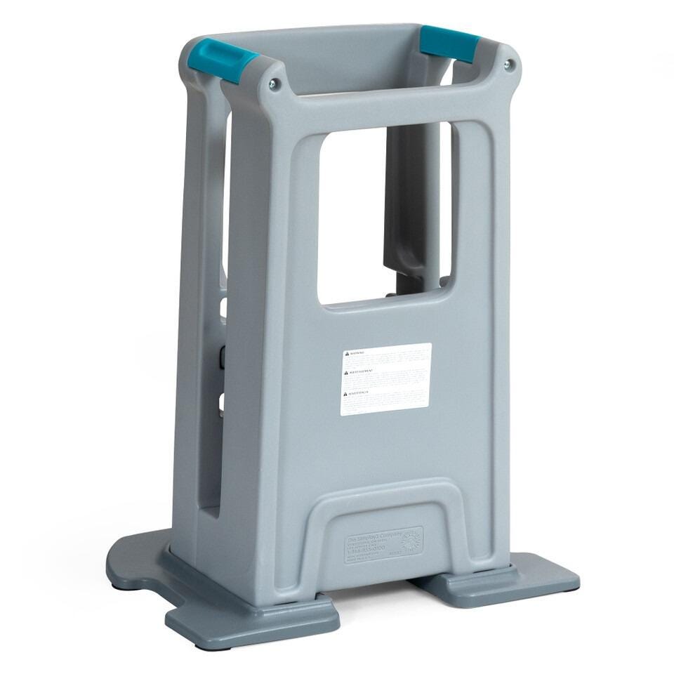 Simplay3 Toddler Tower Adjustable Stool, 18 x 16-1/2 x 34-1/2 Inches, Gray 2026442